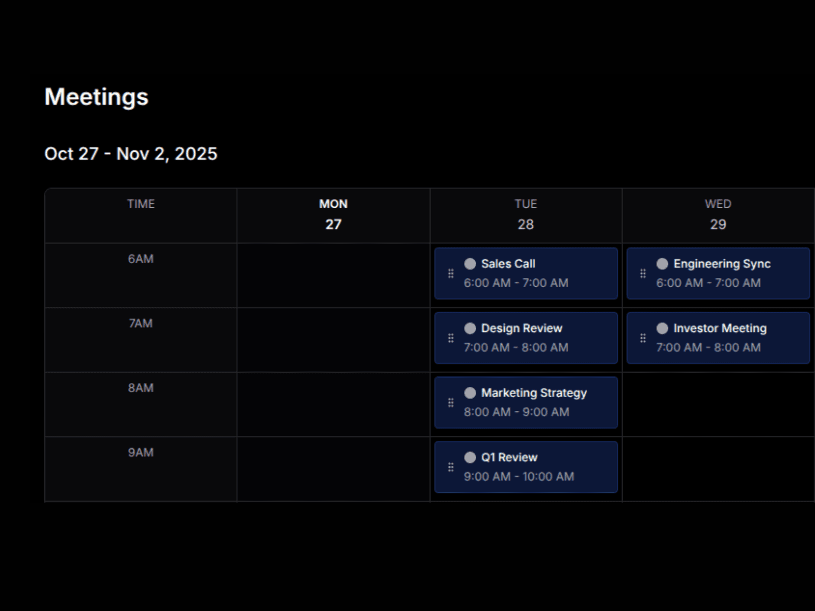 Calendar Integration